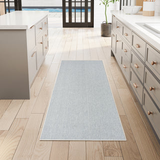 The Rug Corner Nourison Home Nourison Home - Natural Texture Ivory/Blue Area Rug NTX01  