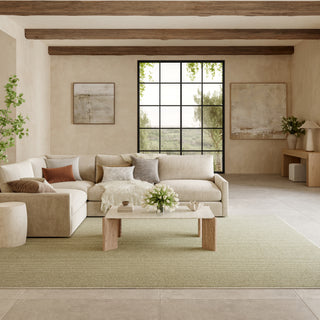 The Rug Corner Nourison Home Nourison Home - Natural Texture Ivory/Green Area Rug NTX01  
