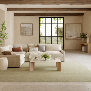 The Rug Corner Nourison Home Nourison Home - Natural Texture Ivory/Green Area Rug NTX01  