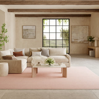 The Rug Corner Nourison Home Nourison Home - Natural Texture Ivory/Rose Area Rug NTX01  