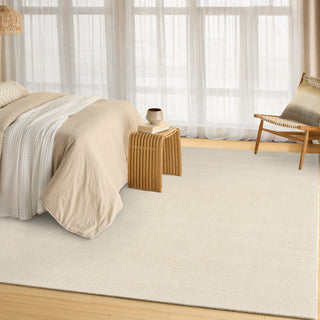 The Rug Corner DKNY Pure Rows ROW01 IVORY Area Rugs  