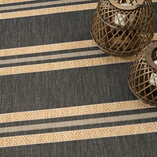 The Rug Corner Nourison Home Horizon Indoor/Outdoor HOZ05 CHARC Area Rugs  