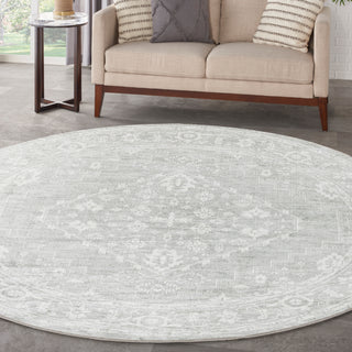 The Rug Corner Nourison Home Nourison Home - Astra Machine Washable Light Green Area Rug ASW11  