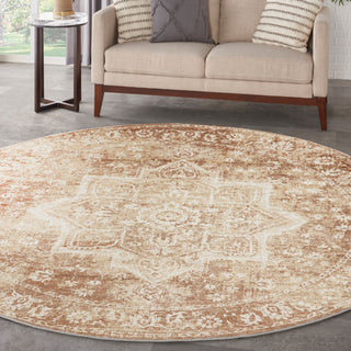 The Rug Corner Nourison Home Nourison Home - Astra Machine Washable Rust Area Rug ASW12  