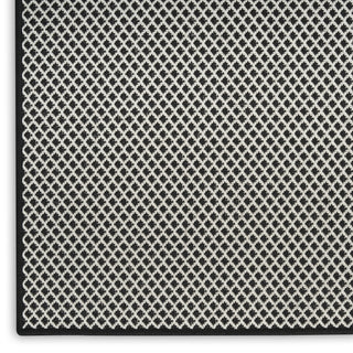 The Rug Corner Nourison Home Nourison Home - Courtyard Black/White Area Rug COU01  