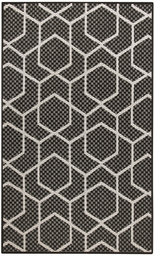 The Rug Corner Nourison Home Horizon Indoor/Outdoor 2' x 3' Black Area Rug Horizon Indoor/Outdoor HOZ01 BLACK Area Rugs  