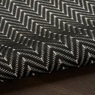 The Rug Corner Nourison Home Horizon Indoor/Outdoor 2' x 3' Black Area Rug Horizon Indoor/Outdoor HOZ02 BLACK Area Rugs  