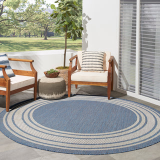 The Rug Corner Nourison Home Horizon Indoor/Outdoor 2' x 3' Denim Area Rug Horizon Indoor/Outdoor HOZ03 DENIM Area Rugs  
