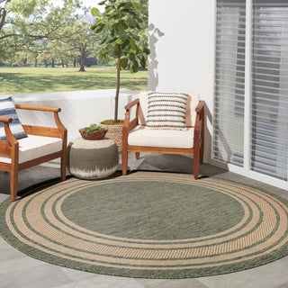 The Rug Corner Nourison Home Horizon Indoor/Outdoor 2' x 3' Green Area Rug Horizon Indoor/Outdoor HOZ03 GREEN Area Rugs  
