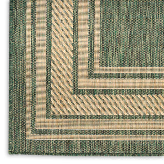 The Rug Corner Nourison Home Horizon Indoor/Outdoor 2' x 3' Green Area Rug Horizon Indoor/Outdoor HOZ03 GREEN Area Rugs  