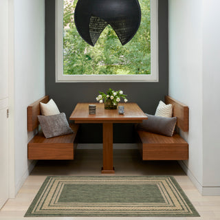 The Rug Corner Nourison Home Horizon Indoor/Outdoor 2' x 3' Green Area Rug Horizon Indoor/Outdoor HOZ03 GREEN Area Rugs  