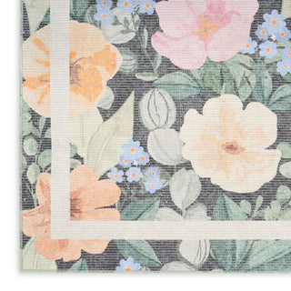 Nourison Home - Botanical Washables Champagne/Multi Area Rug BOT01