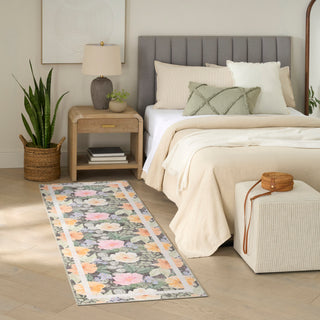 Nourison Home - Botanical Washables Champagne/Multi Area Rug BOT01