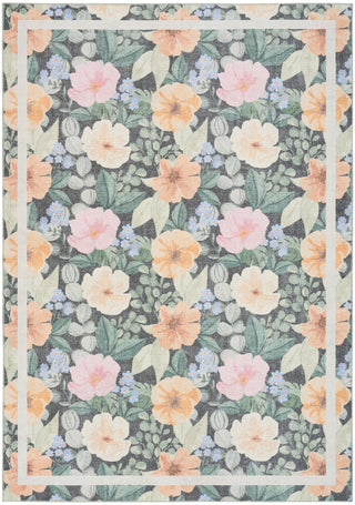 Nourison Home - Botanical Washables Champagne/Multi Area Rug BOT01