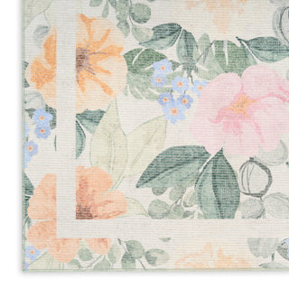 The Rug Corner Nourison Home Botanical Washables BOT01 IVMTC Area Rugs  