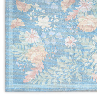 Nourison Home - Botanical Washables Blue/Multi Area Rug BOT02