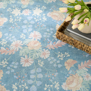 Nourison Home - Botanical Washables Blue/Multi Area Rug BOT02