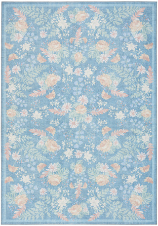 Nourison Home - Botanical Washables Blue/Multi Area Rug BOT02