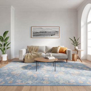 Nourison Home - Botanical Washables Blue/Multi Area Rug BOT02