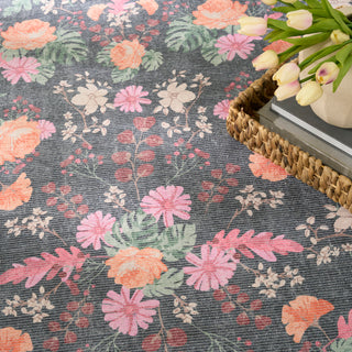 Nourison Home - Botanical Washables Champagne/Multi Area Rug BOT02