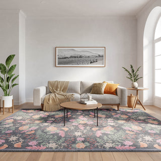 Nourison Home - Botanical Washables Champagne/Multi Area Rug BOT02