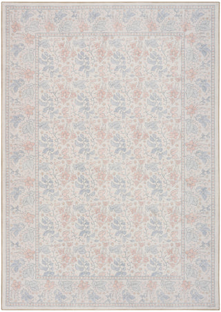 The Rug Corner Nourison Home Nourison Home - Botanical Washables Ivory/Multi-Color Area Rug BOT03  