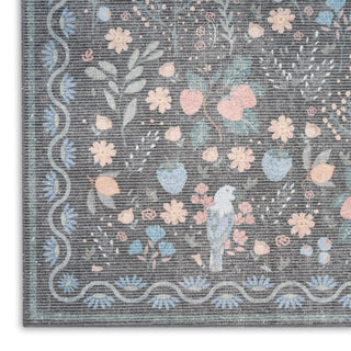 Nourison Home - Botanical Washables Champagne/Multi Area Rug BOT04