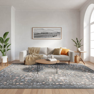 Nourison Home - Botanical Washables Champagne/Multi Area Rug BOT04