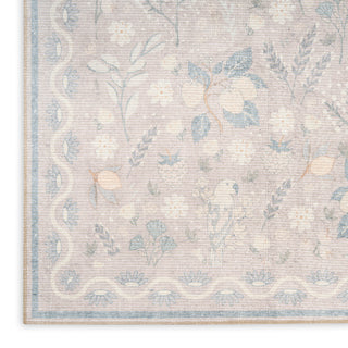 The Rug Corner Nourison Home Botanical Washables BOT04 GRYMT Area Rugs  