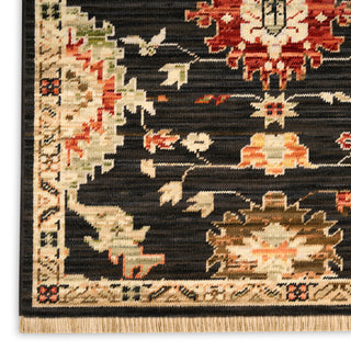 The Rug Corner Nourison Home Nourison Home - Antique Bloom Black Area Rug ANB01  