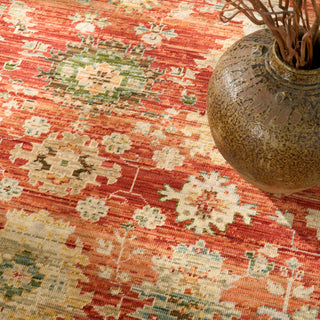 The Rug Corner Nourison Home Antique Bloom ANB01 BRICK Area Rugs  