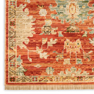 The Rug Corner Nourison Home Antique Bloom ANB01 BRICK Area Rugs  