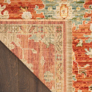 The Rug Corner Nourison Home Antique Bloom ANB01 BRICK Area Rugs  