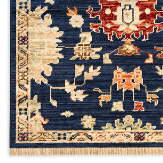 The Rug Corner Nourison Home Antique Bloom ANB01 NAVY Area Rugs  