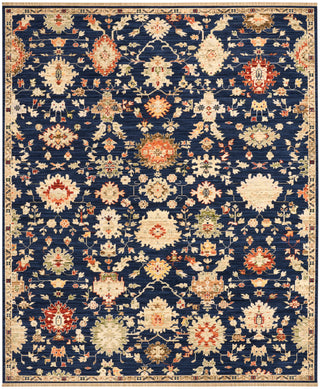 The Rug Corner Nourison Home Antique Bloom ANB01 NAVY Area Rugs  