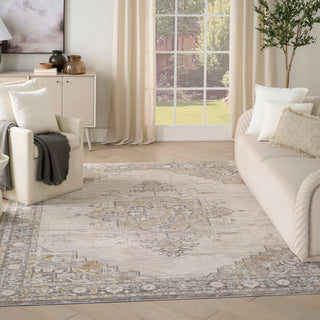 Nourison Home - Antique Fusion Ivory/Champagne Area Rug ANF01