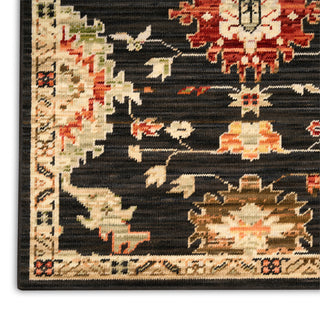 The Rug Corner Nourison Home Nourison Home - Antique Bloom Black Area Rug ANB01  