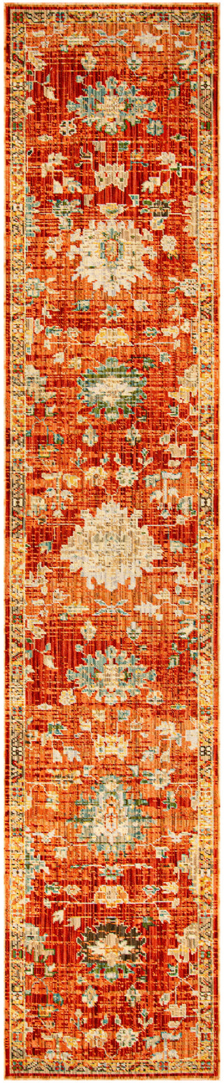 The Rug Corner Nourison Home Antique Bloom ANB01 BRICK Area Rugs  