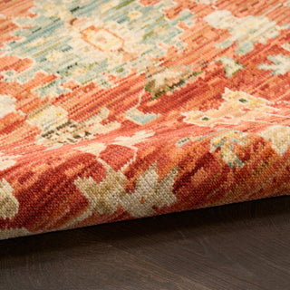 The Rug Corner Nourison Home Antique Bloom ANB01 BRICK Area Rugs  