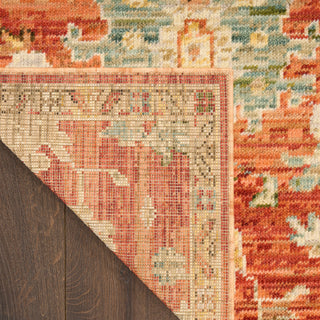 The Rug Corner Nourison Home Antique Bloom ANB01 BRICK Area Rugs  