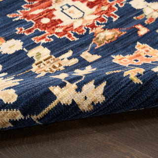 The Rug Corner Nourison Home Antique Bloom ANB01 NAVY Area Rugs  
