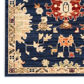 The Rug Corner Nourison Home Antique Bloom ANB01 NAVY Area Rugs  