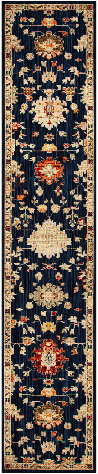 The Rug Corner Nourison Home Antique Bloom ANB01 NAVY Area Rugs  