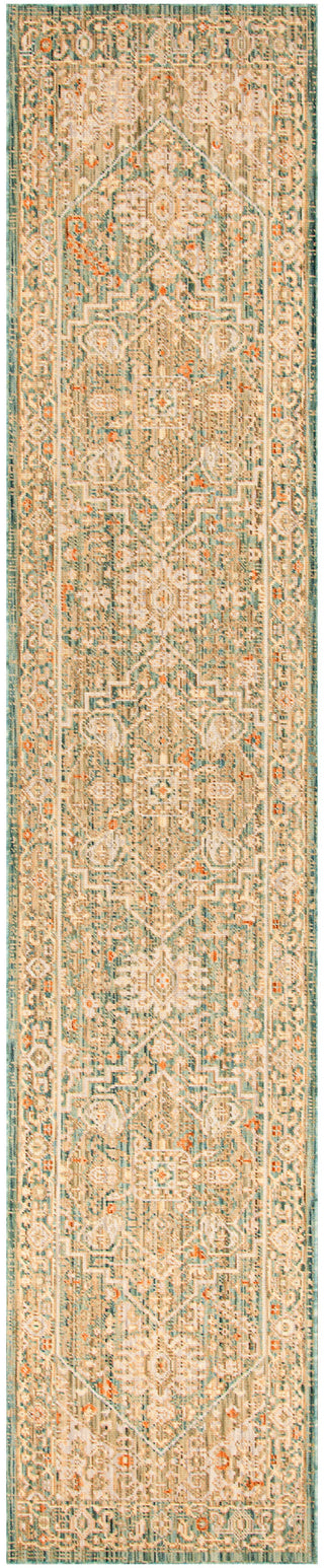 The Rug Corner Nourison Home Antique Bloom ANB03 TEAL Area Rugs  