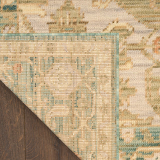 The Rug Corner Nourison Home Antique Bloom ANB03 TEAL Area Rugs  