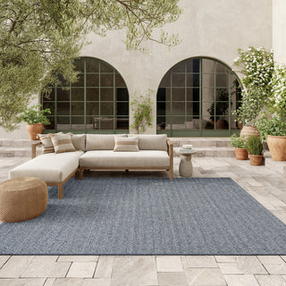The Rug Corner Nourison Home Nourison Home - Tulum Denim Area Rug TLM02  