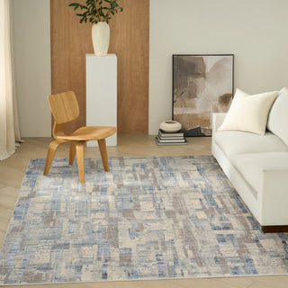The Rug Corner Calvin Klein Calvin Klein Drift - Blue/Beige Area Rug DRF04  