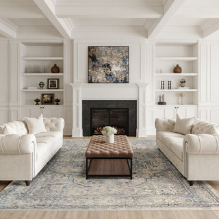The Rug Corner Nourison Home Sultana SLL06 IVBLU Area Rugs  