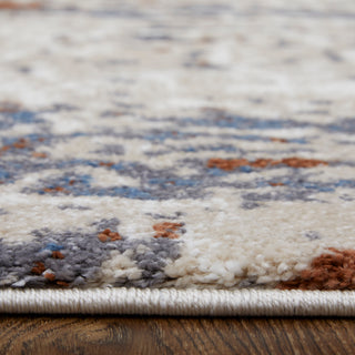 The Rug Corner Feizy Gilmore Modern Abstract - Ivory/Blue/Gray  