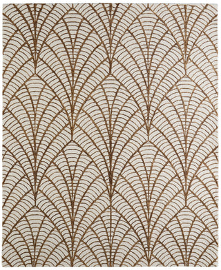 Wallace Modern Ikat - White/Brown